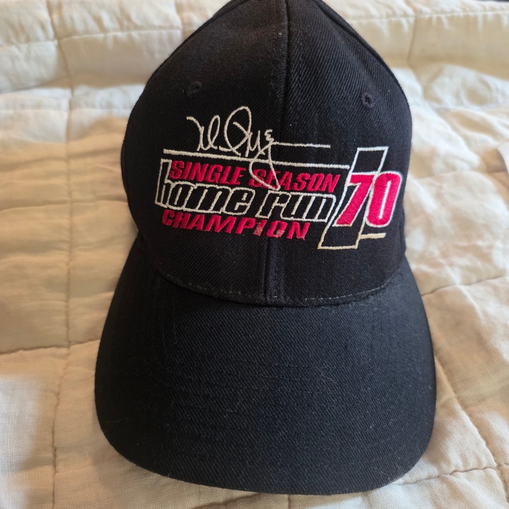New Era Mark McGwire Hat Mens OSFM Black  70 Home Run Champion Cardinals MLB
